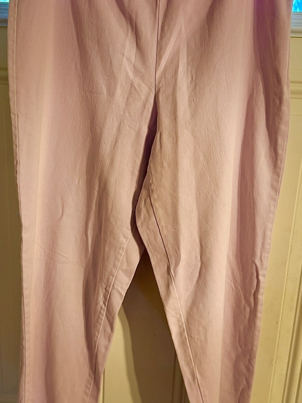 Eileen Fisher Blush Pink Pull-On Pants - Picture 5 of 6